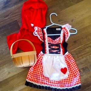 Little red riding hood baby costume